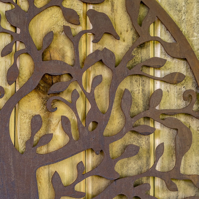 Large Rustic Tree Of Life Wall Art Metal.