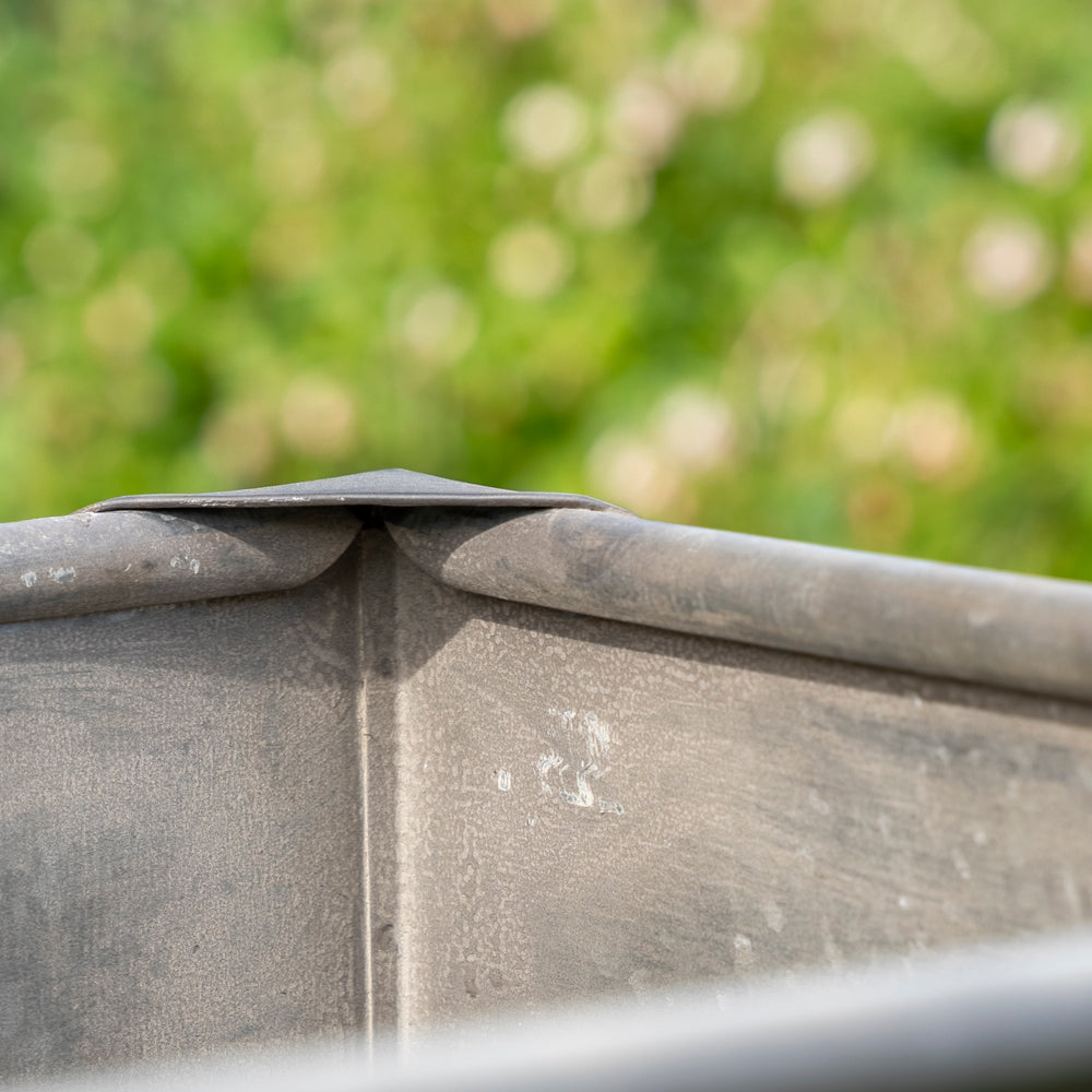 Metal Galvanised Garden Trough Planter | Available In Three Sizes.