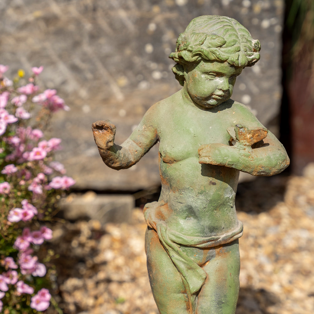 Ancient Greek Garden Statue.