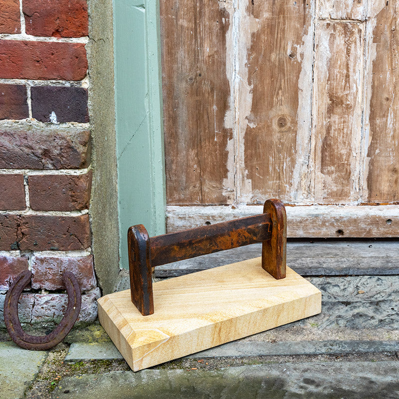 Victorian Inspired Sandstone Boot Scraper.