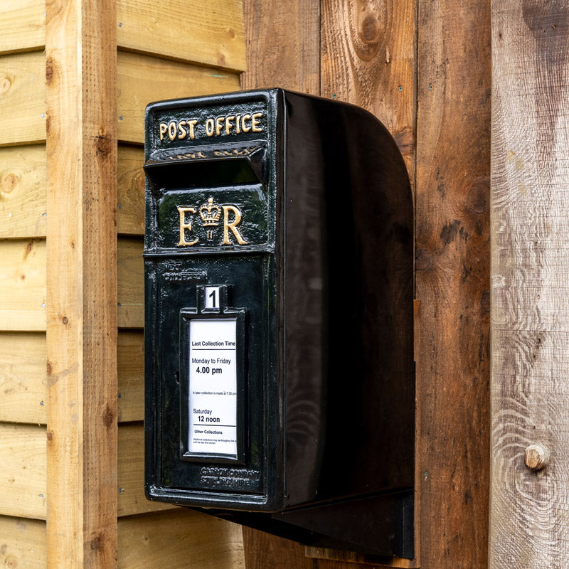 Elizabeth Regina Black ER Post Box.