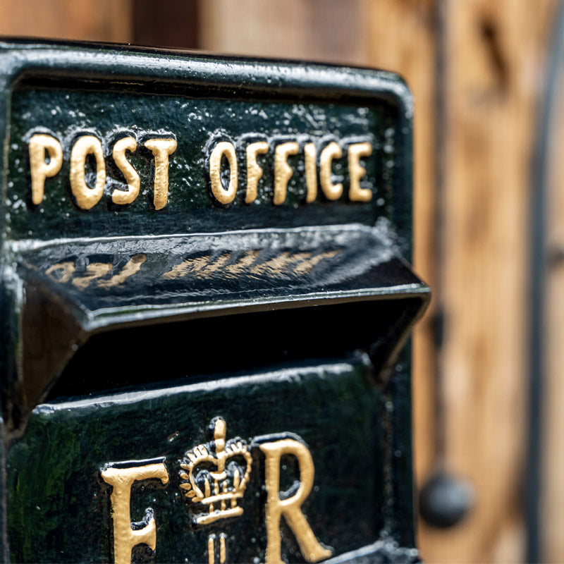 Elizabeth Regina Black ER Post Box.