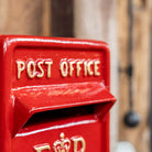 Red ER Wall Mounted Post Box.