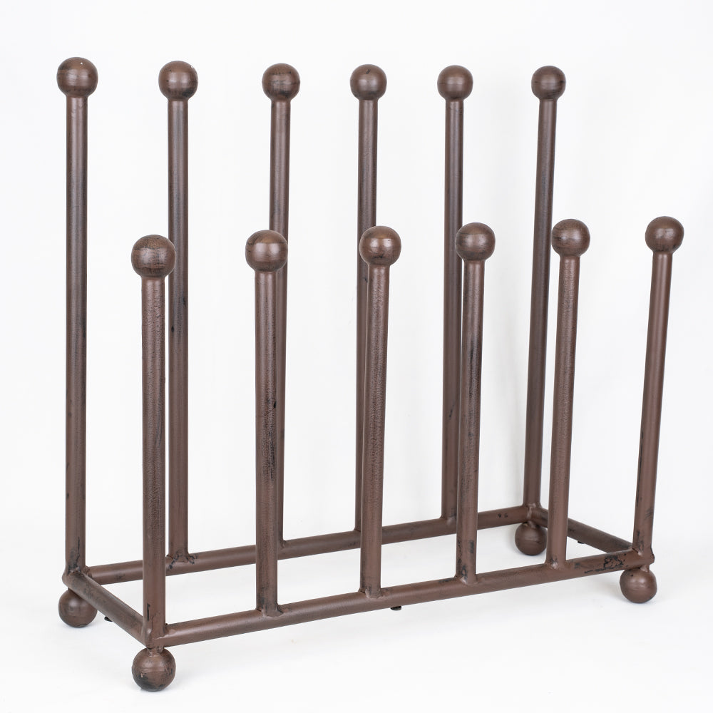 Large Rectangular Metal Welly Boot Rack.