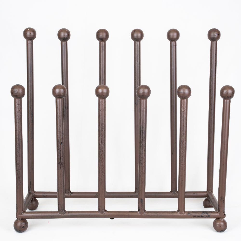 Large Rectangular Metal Welly Boot Rack.