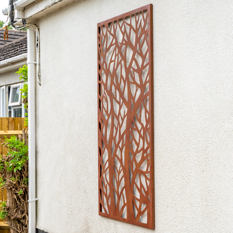 Two Trees Design Garden Screen Wall Art.