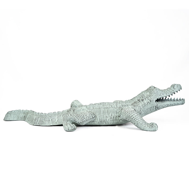 Metal Crocodile Alligator Garden Ornament.