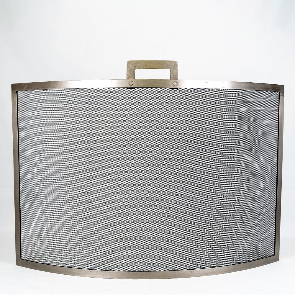 Curved Fire Screen / Fire Guard - 90cm.