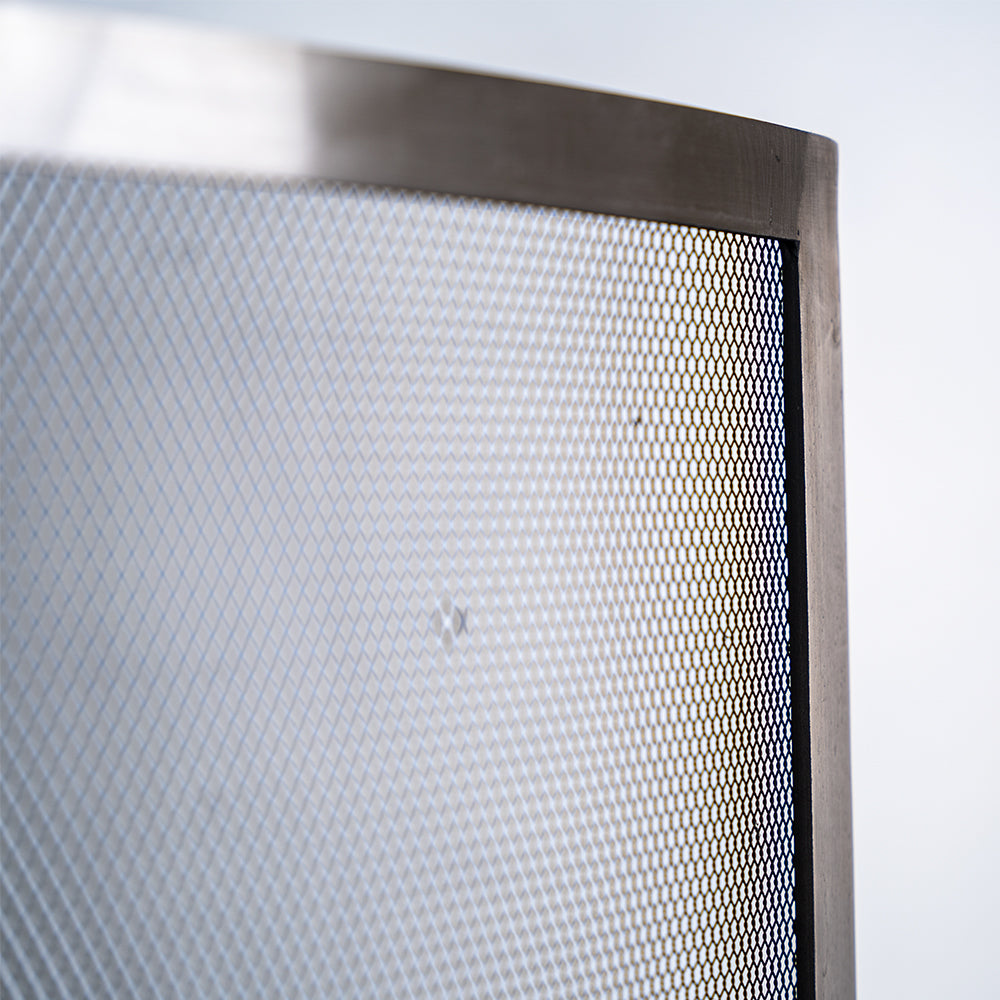 Curved Fire Screen / Fire Guard - 60cm.