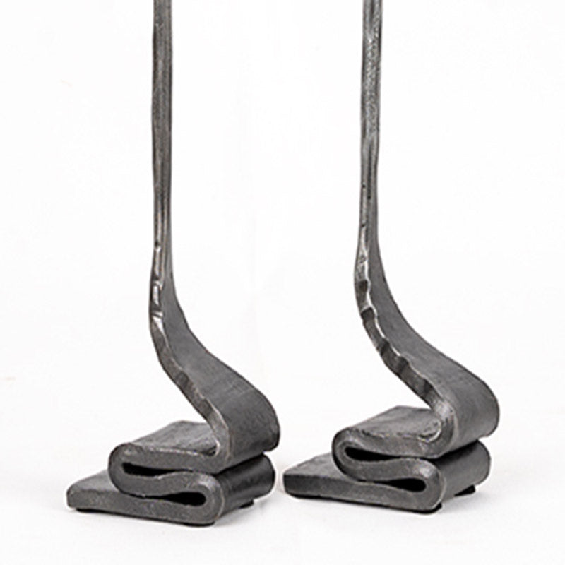 Pair of 'Burley' Hand Forged Candle Holders.