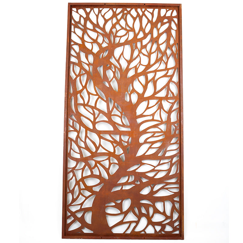 Single Tree Design Garden Screen Wall Art.