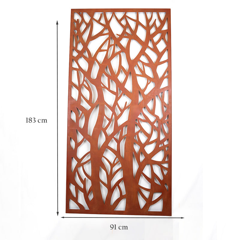 Two Trees Design Garden Screen Wall Art.
