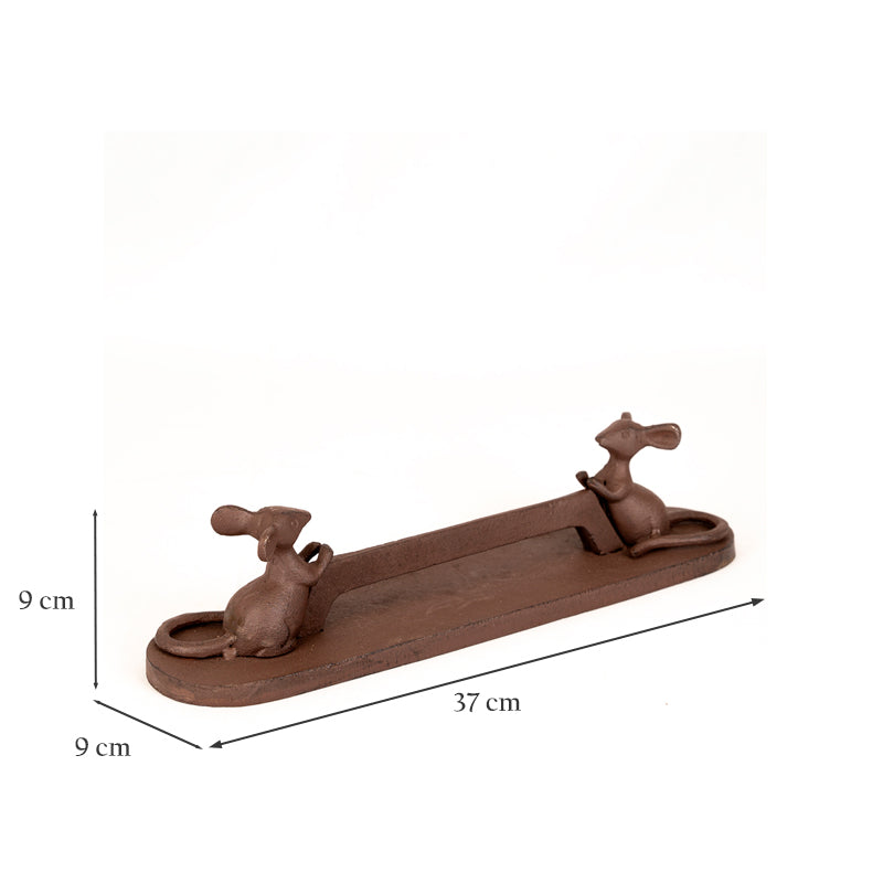Cast Iron Mice Boot Scraper.