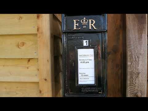 Elizabeth Regina Black ER Post Box.