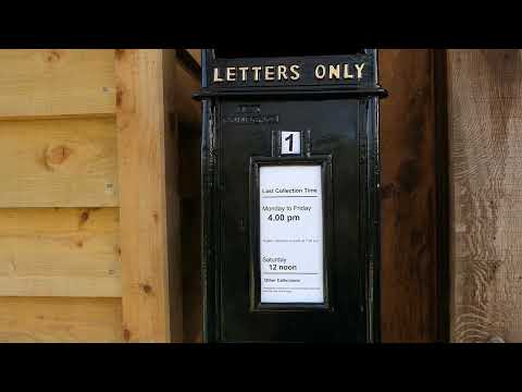 Black GR Post Box George Rex in Cast Iron.