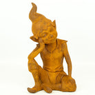 Sitting Pixie Cast Iron Garden Ornament.