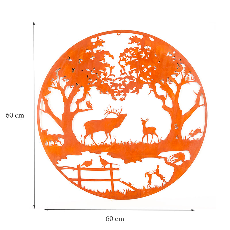 Woodland Tree Of Life Metal Wall Art.