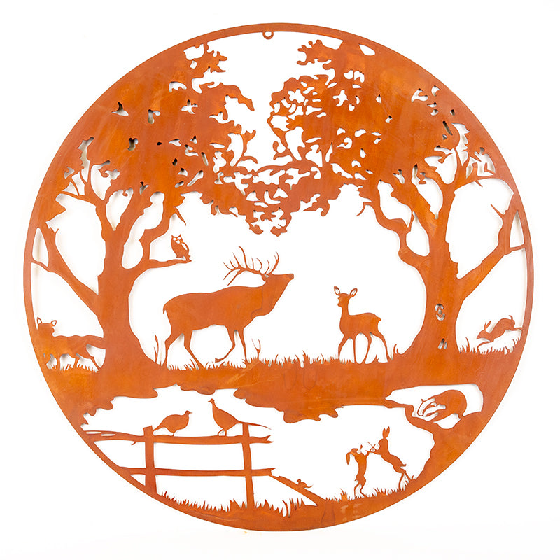 Woodland Tree Of Life Metal Wall Art.