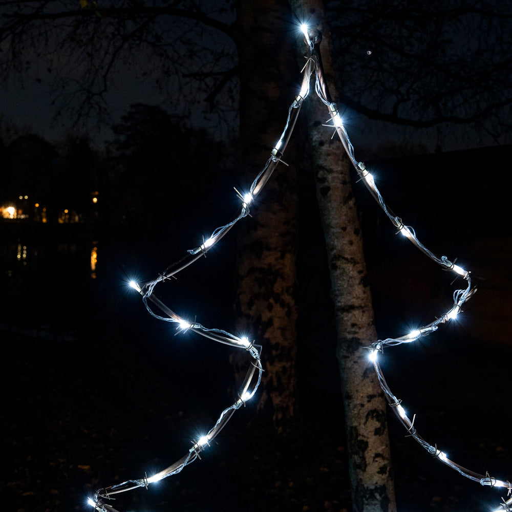 Ornamental Metal Christmas Tree Decoration Garden Stake.