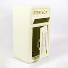 White Metal Post Box