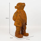 Mr Badger | Badger Statue - Forge & Foundry Limited