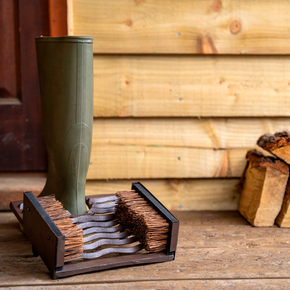 Cast Iron Outdoor Boot Jack and Brush – Forge & Foundry Limited