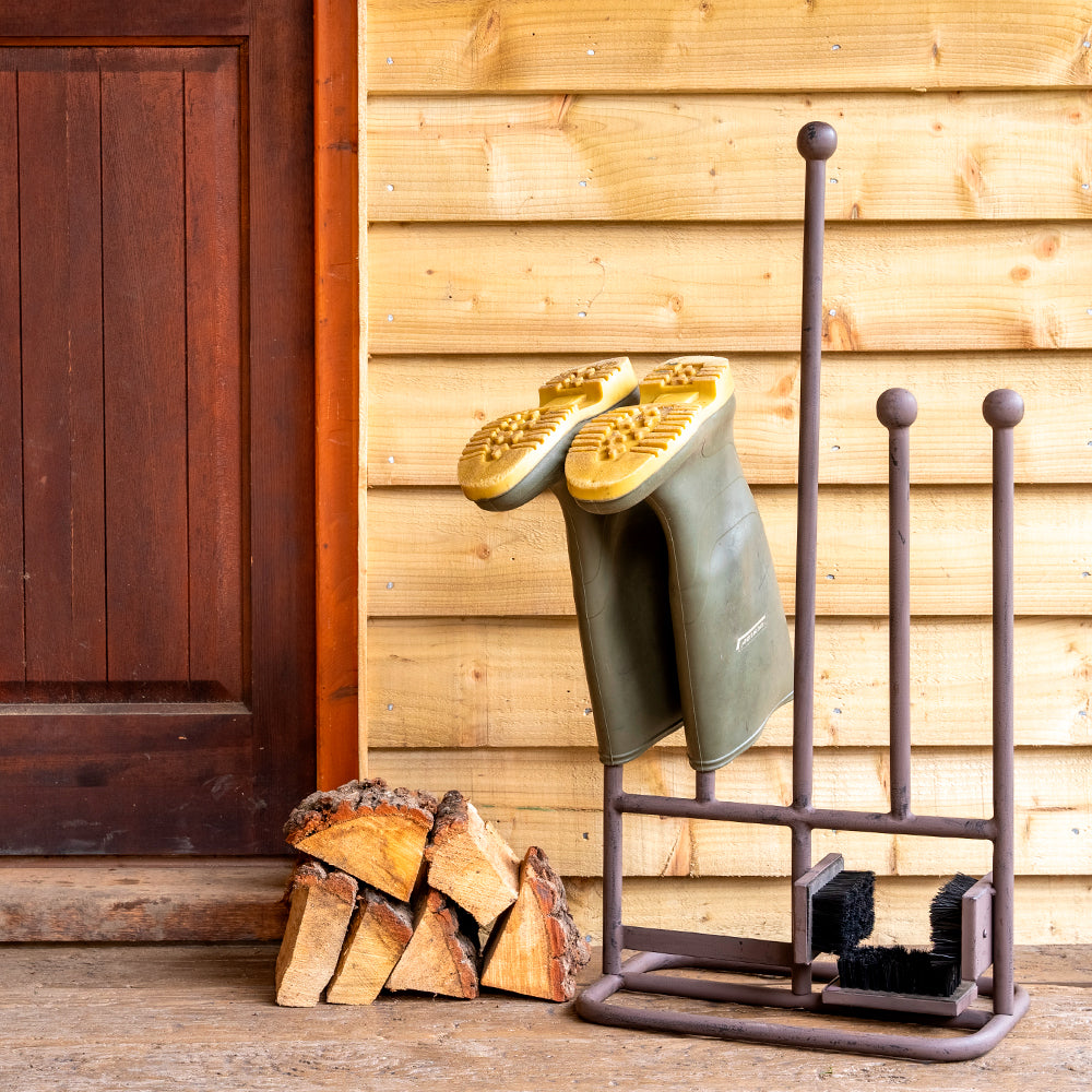 Welly Boot Rack Scraper and Brush – Forge & Foundry Limited