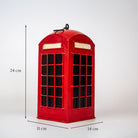 British Telephone Box Birdhouse Back