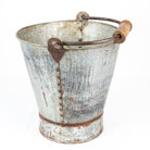 Vintage Metal Pail Garden Bucket
