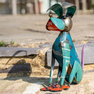 Vintage Style Sitting Metal Dog - Forge & Foundry Limited