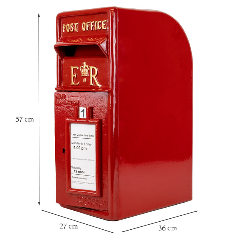 Red ER Post Box