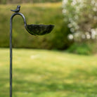 Hand Forged Iron Bird Feeder On a Stake