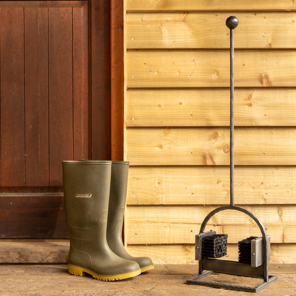 'Chawton' Hand Forged Boot Brush and Scraper