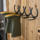 Horseshoe Boot and Welly Rack.