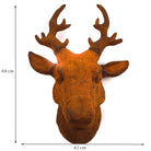 Large Outdoor Cast Iron Deer Head