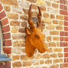 Large Outdoor Cast Iron Deer Head