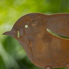 Large Robin Ornament Laser Art Robin On Stake - Forge & Foundry Limited