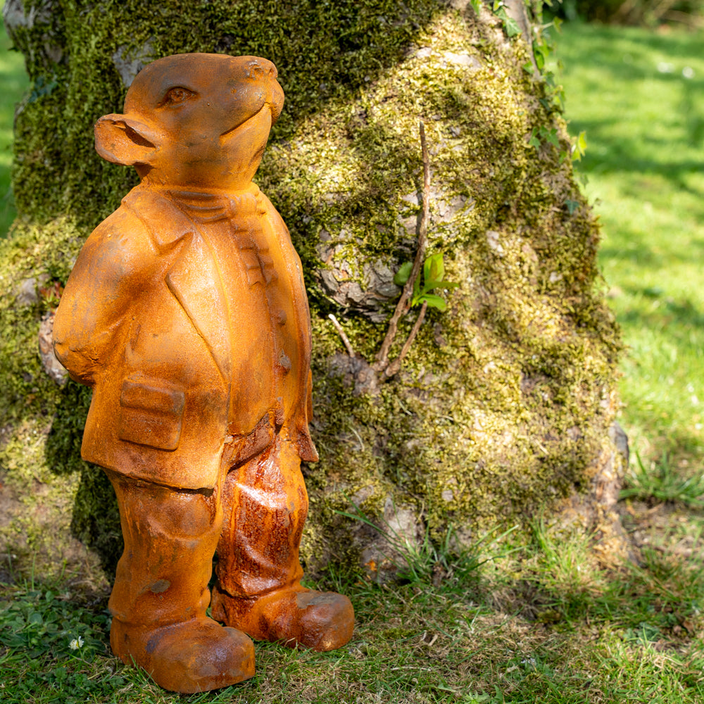 Mr Badger Garden Statue | Wind in the Willows Fictional Character