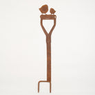 Robins Garden Ornament On a Spade Robin Garden Stake - Forge & Foundry Limited