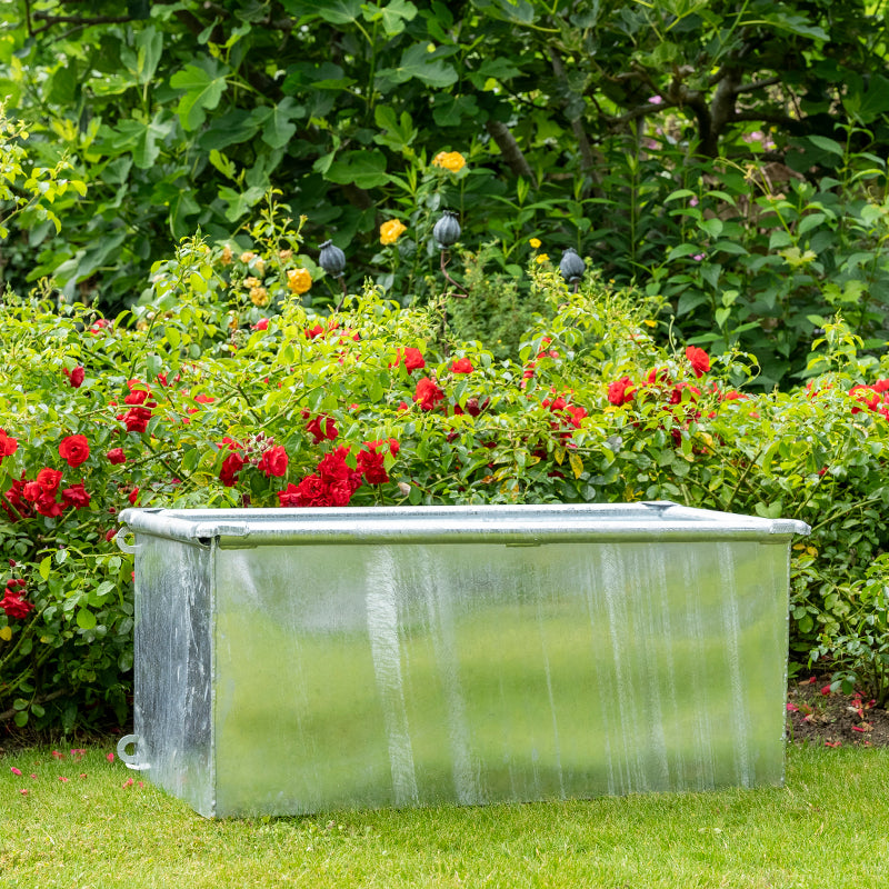 90cm Garden Trough Galvanised Metal Planter – Forge & Foundry Limited