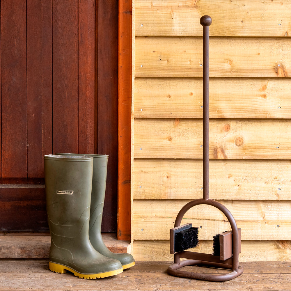 DULTON BOTANY IRON BOOTS BRUSH SHOVEL Cast Iron Boot Scraper and