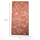 Birds of Paradise Design Garden Screen Wall Art