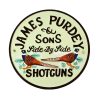 Purdey & Sons Cast Iron Sign