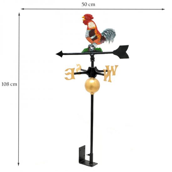 Cockerel Outdoor Weathervane | Forge & Foundry