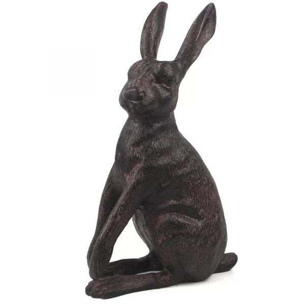 Cast Aluminium Hare Statue