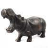 Cast Aluminium Hippo Sculpture