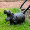 Cast Aluminium Hippo Sculpture