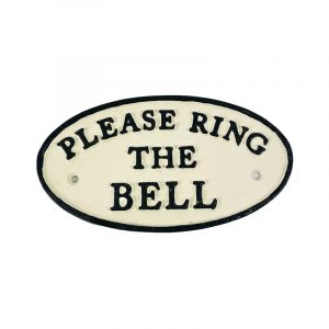 Please Ring the Bell Sign