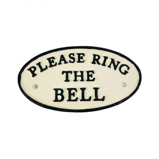 Please Ring The Bell Sign | Forge & Foundry