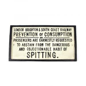 Cast Iron Reproduction Railway Sign